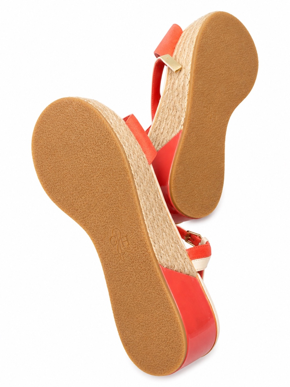 Cole Haan Women’s mixed media platform Wedge Sandals